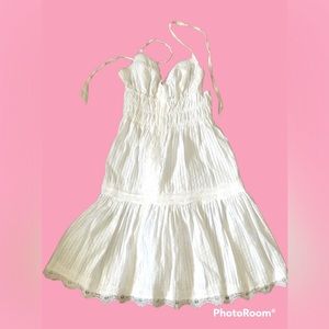WHITE BETSEY JOHNSON NEW YORK DRESS